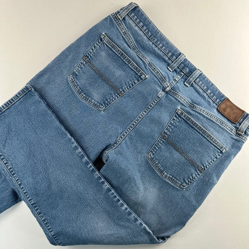 Vintage L.L. Bean Jeans Men's 40x29 Standard Fit‎ Denim Casual Cotton Pants Blue